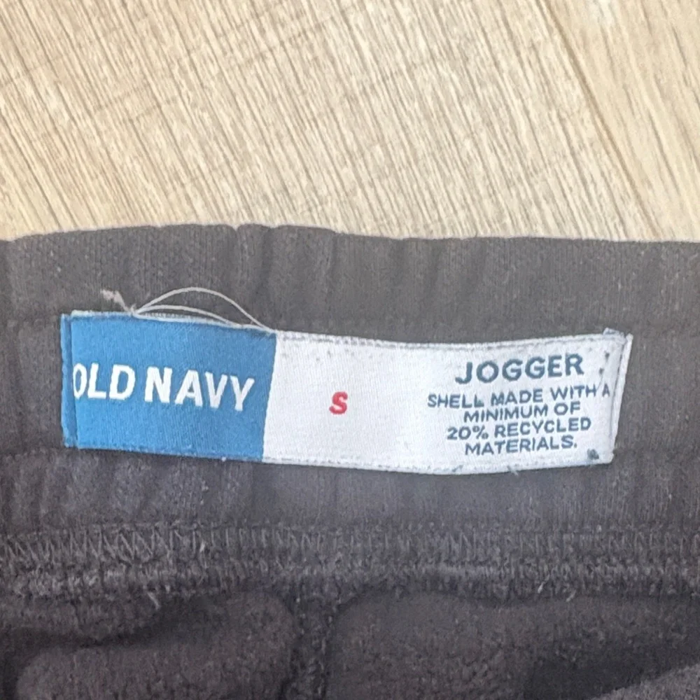 Old Navy Black Jogger Sweatpants with Blue Label
